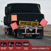 sourcing map Safety Flags for Trailer, 18x18" Warning Safety Flag
