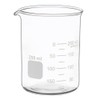 Glass Measuring Low Form Beaker Set 50ml 100ml 250ml Borosilicate