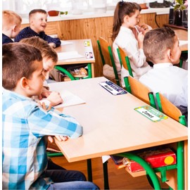 SICOHOME Hello My Name is Stickers - 36pcs 6 Designs Name Tags for Classroom Desks Student Name Plates for Classroom Self Adhesive Name Labels for Kids Kindergarten Preschool Classroom Supplies