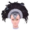 Bristol Novelty BA071 Feather Helmet Jewel Plume, One Size