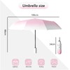 EEPLUYTY Umbrellas, Automatic Umbrella, Pocket Umbrella Open-Close with 8 Ribs,