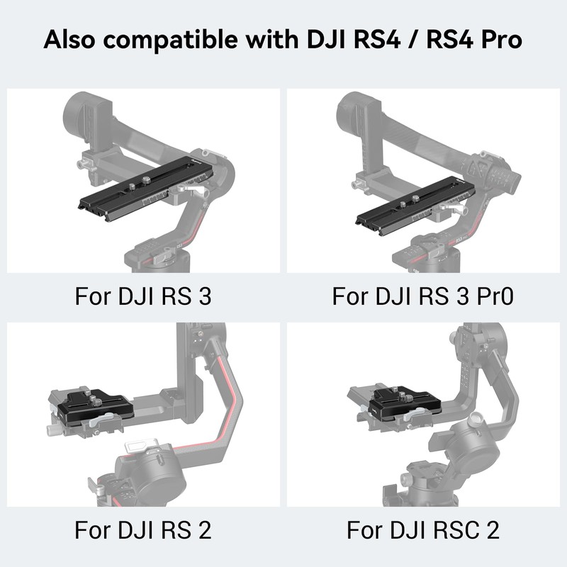 SMALLRIG Advanced Arca-Type Quick Release Plate for DJI RS 2