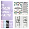 100 Days Money Saving Challenge Coin Envelope Budget Storage Book