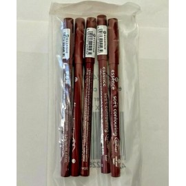 essence LOT OF 5 ESSENCE SOFT CONTOURING LIP LINER 05 MELT YOUR HEART 0.04oz EACH