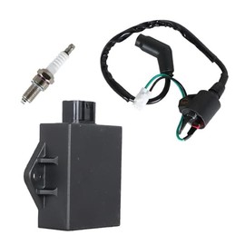 Golf Cart Parts & Accessories CDI Box Ignition Coil & Spark Plug For Polaris Hawkeye 300 4X4 2007 3089978 Mod-G33S-2143