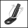 Hihaha 2pcs Bike Trailer Hitch Connector Trailer Hitch Adapter Metal