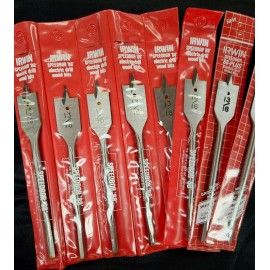 IRWIN QTY 1 IRWIN 88813 STRAIGHT SHANK 13/16" SPEEDBOR SPADE WOOD BORING BIT USA MADE