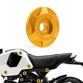 KKZOL 12 Pcs Fairing Washers Colored Side Panel Dress Up Cover Verge Garnish Washers Replacement for Honda Grom MSX125 2022 2023 2024 (Yellow)