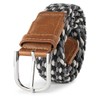 Indicode Unisex different belt, 40 mm wide, metal belt buckle