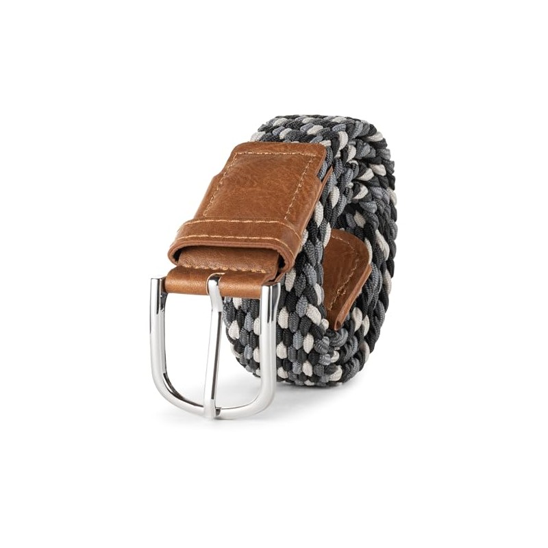 Indicode Unisex different belt, 40 mm wide, metal belt buckle