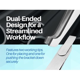 ARTMAN INSTRUMENTS Orthodontic Bracket Placer Bracket Self Holder Tweezers | Bracket Placer Bracket Holder | Pliers Stainless Steel by Orthodontic Instruments (1)