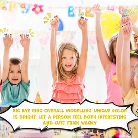 120 PCS Eye Finger Puppets Toys Set Mini Eye Finger Puppets Perfect for Party Favors and Classroom Rewards for Kids.