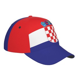 LVGOOKI Cute Croatia Flag Hats Croatian Flag Baseball Hats Women Men Adjustable Hat Cap, Adult One Size…