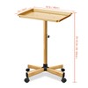 Chetunju Colden Salon Tray, Salon Rolling Tray Cart with Wheels,