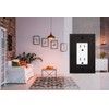 Modern Edge Decorative Wall Plate Switch Plate Outlet Cover, Durable