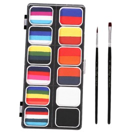 WOONEKY 1 Set Face Paint Kit Face Painting Set for Boys and Girls Safe Non-toxic
