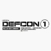 DEFCON 1 Window Bumper Sticker Decal 5"