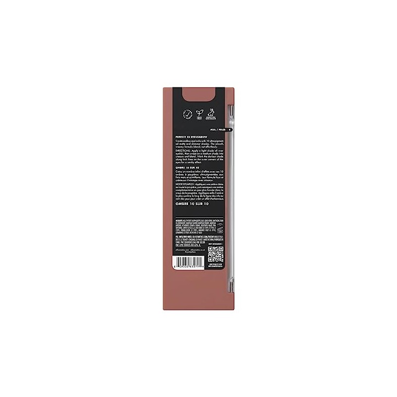 E.L.F. Cosmetics Mad for Matte Eyeshadow Palette, Nude Mood, 14