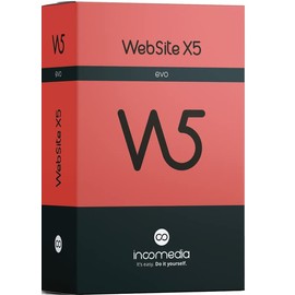 WebSite X5 Evo - Neueste Version Professionelle Websites, Blogs, Webhosting. Brandneue Box für Windows 11 /10 / 8 / 7