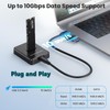SHUBEIEUMI M.2 NVMe Enclosure, 10 Gbps M.2 NVMe SSD Hard