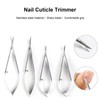 Nail Cuticle Trimmer Stainless Steel Cuticle Nipper Russian Style Dead