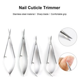 Nail Cuticle Trimmer Stainless Steel Cuticle Nipper Russian Style Dead Skin Remover Manicure Tool