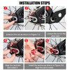 Saipor 2pcs Bicycle Chain Tensioner Adjuster Aluminum Alloy Chain Fastener