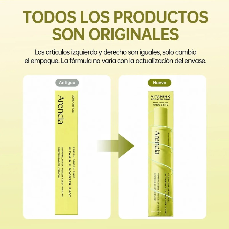 Arencia Sérum Vitamina C Booster Antiedad Iluminador 30ml