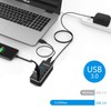 RSHTECH Hub USB alimentado, 4 puertos USB 3.0 divisor de