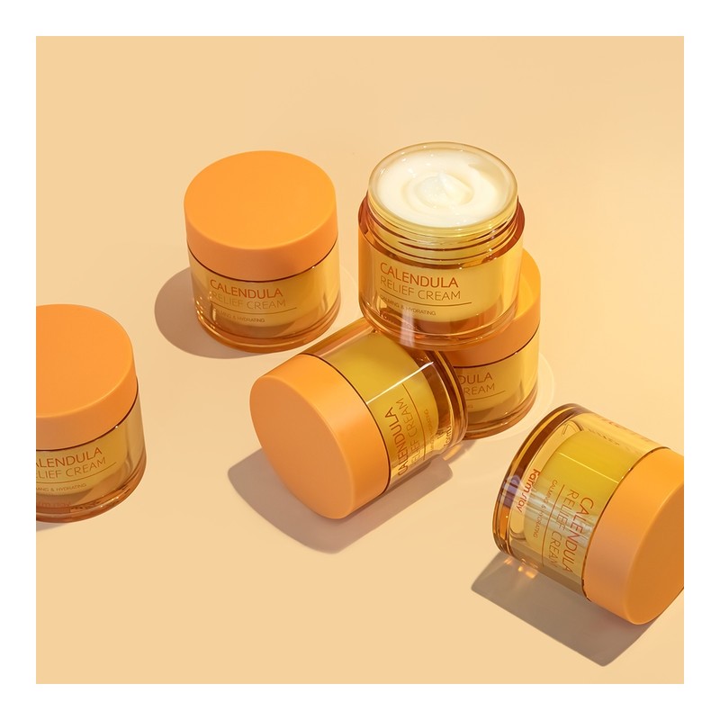 [Moisturizing power UP] Vegan Hypoallergenic daily calendula cream / [수분보습력UP]