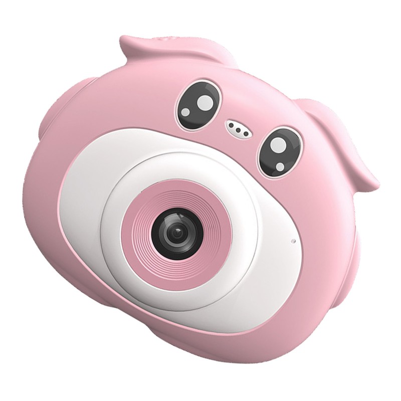 Pig Shape Children's Sports Camera 4K HD Dual Camera Eco