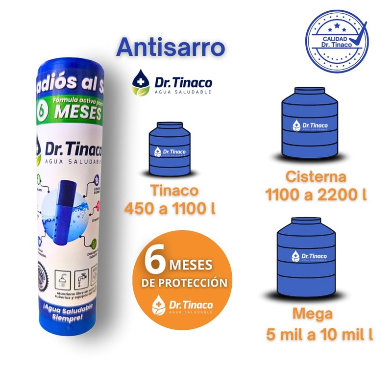 Antisarro para Tinacos (450 a 1100 lts) | Agua Limpia