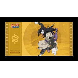 Cartoon Kingdom Golden Ticket Orochimaru 10 Sobres Naruto Shippuden #8 Collection 1