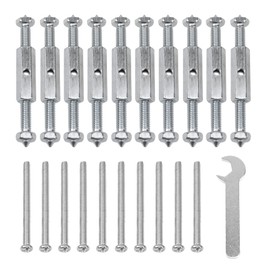 Rrina 10Pcs 86 Type Wall Box Repair Tool Electrical Light Switch Socket Junction Stash Bottom Boxes Repairer Cassette Embedded Installation Maintenance Support Rod