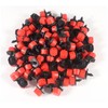 AEDIKO 100pcs Drip Irrigation Fittings 360 Degree Adjustable Irrigation Drippers