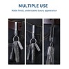 TISGOOG Titanium Belt Loop Keychain Clip, Locked Belt Clip for