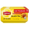 Lipton Black Tea Bags, Hot or Iced, Black tea with