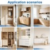 12 Pcs Cabinet Hinges with 48 Screws, Full Overlay Concealed
