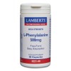Lamberts L-Phenylalanine Capsules – 500mg Free-Form Amino Acid – High