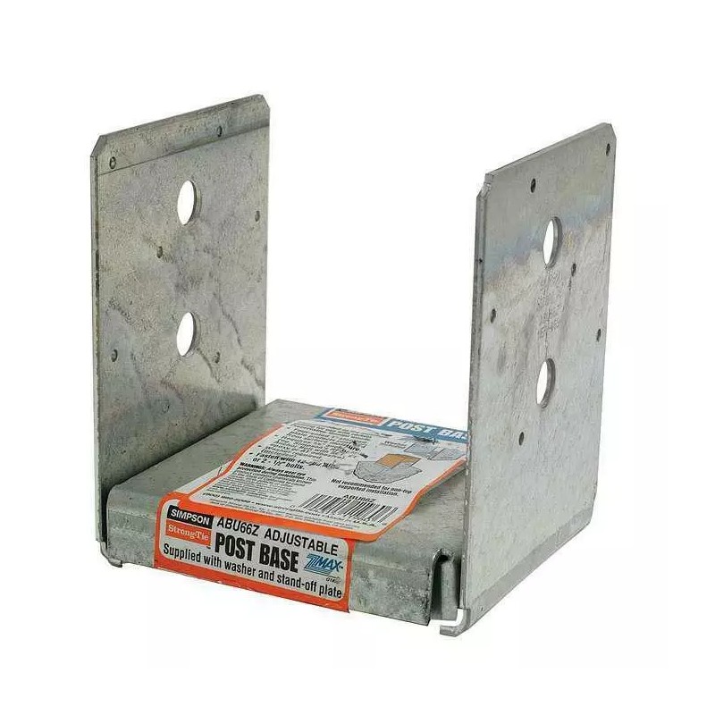 Simpson Strong-Tie ABU66Z 6 x 6 Adjustable Post Base ZMAX