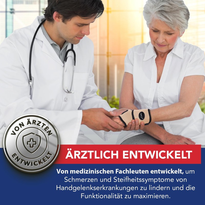 Dr. Arthritis Designed by Doctors, Lightweight Wrist Brace, Wrist Support,