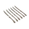 6-Piece Matte Original Stainless Steel Serrated Dinner Knives