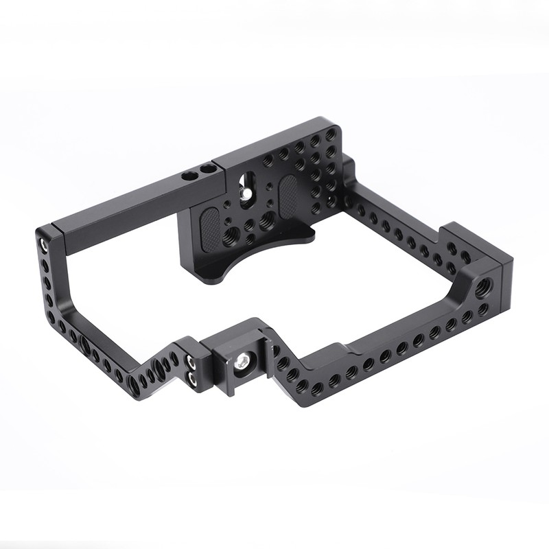 Aluminium Alloy 1/4'' Screw Multiple Holes Camera Cage Rig for