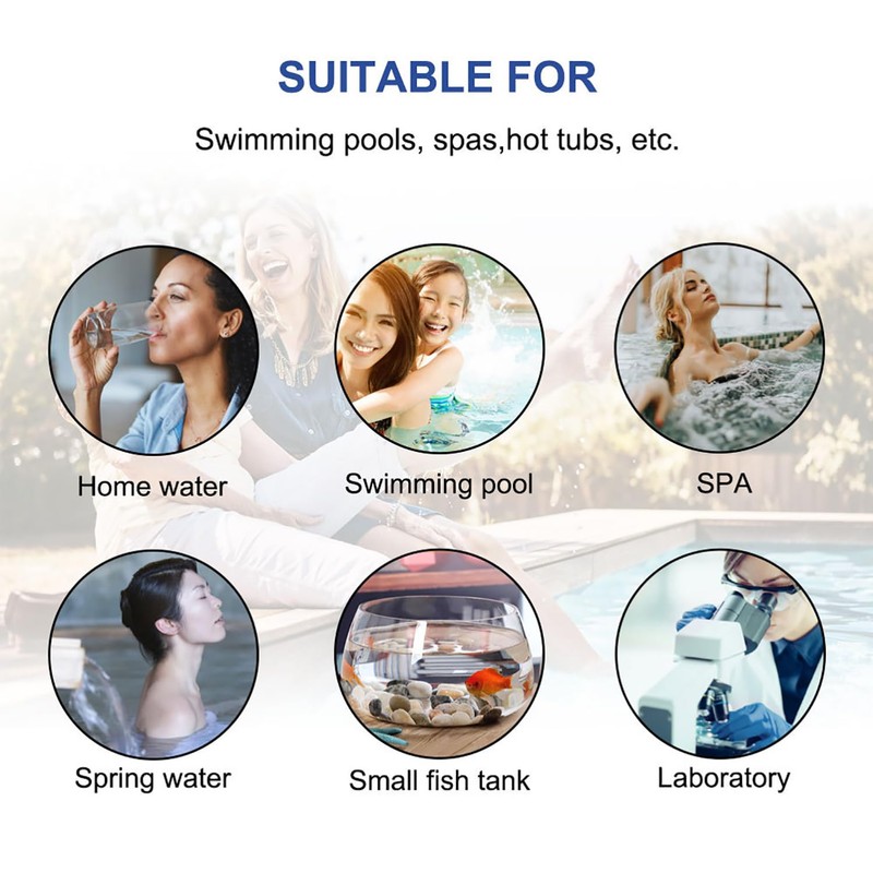 Pool and Spa Test Strips, 7 in 1 Quick Super