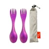 TiTo Titanium Spork 2-in-1 Multifunctional Spoon Fork Lightweight Portabale Flatware