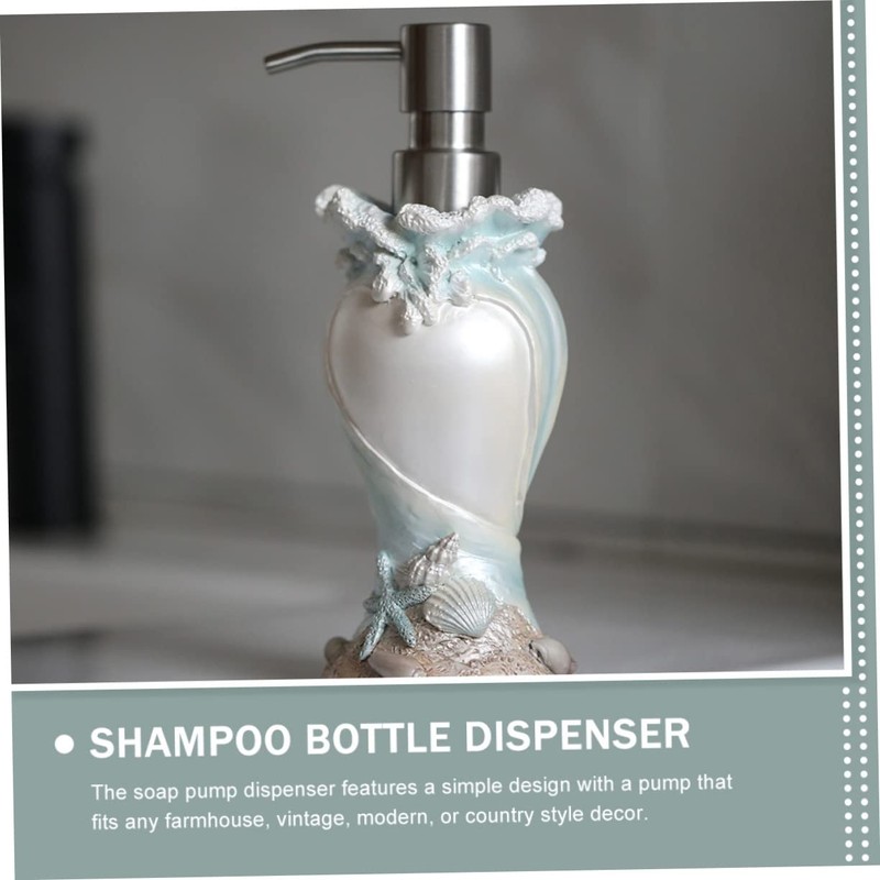 FUNOMOCYA Style Soap Dispenser Refillable Shell Pump Bottle for Liquid