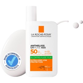 Anthelios UV MUNE 400 Oil Control Fluid SPF 50+ – High Protection, Mattifying Formula for Oily & Acne-Prone Skin