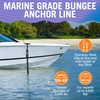 Bungee Anchor Rope, Elastic Snubber Anchor Line, 7 ft to