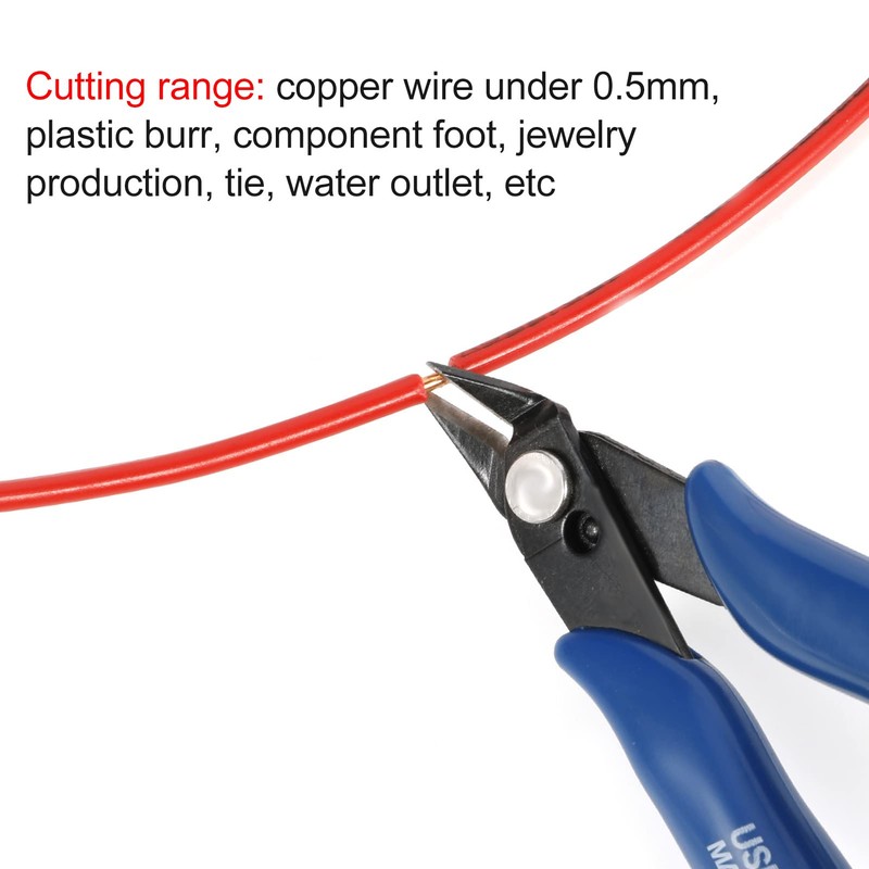 3 Pcs Mini Wire Cutter, Electrical Wire Cable Cutter Precision