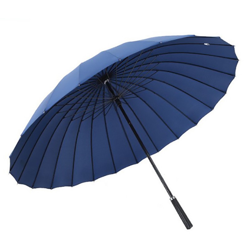 Long Handled Umbrella 24 Rib Large Windproof Reinforced Straight Umbrella